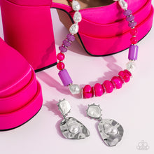 Load image into Gallery viewer, Paparazzi A SHEEN Slate - Pink Necklace
