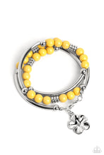 Load image into Gallery viewer, Paparazzi Off the WRAP - Yellow Bracelet
