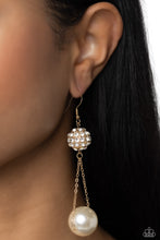 Load image into Gallery viewer, Paparazzi Ballerina Balance - Gold Earrings
