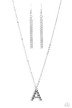 Load image into Gallery viewer, Paparazzi Leave Your Initials - Silver - A Necklace
