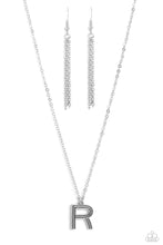 Load image into Gallery viewer, Paparazzi Leave Your Initials - Silver - R Necklace
