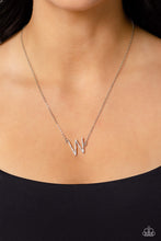 Load image into Gallery viewer, INITIALLY Yours - W - White Necklace
