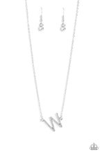 Load image into Gallery viewer, INITIALLY Yours - W - White Necklace
