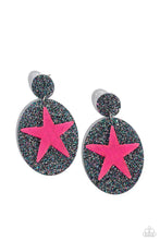 Load image into Gallery viewer, Paparazzi Galaxy Getaway - Pink Earrings
