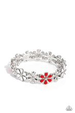 Load image into Gallery viewer, Paparazzi Floral Fair - Red Bracelet
