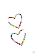 Load image into Gallery viewer, Paparazzi Striped Sweethearts - Multi Earrings
