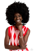 Load image into Gallery viewer, Paparazzi 2 Piece Set Locked Down - Pink Necklace - Locked and Loved Bracelet
