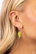 Load image into Gallery viewer, Paparazzi Lightning Limit - Green Earrings

