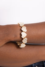 Load image into Gallery viewer, Paparazzi Headliner Heart - Gold Bracelet
