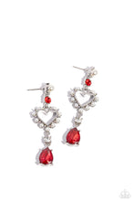 Load image into Gallery viewer, Paparazzi Lovers Lure - Red Earrings
