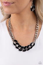 Load image into Gallery viewer, Paparazzi CURB Craze - Black Necklace
