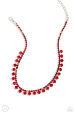 Load image into Gallery viewer, Paparazzi Ritzy Rhinestones - Red Necklace
