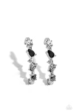 Load image into Gallery viewer, Paparazzi Trendy Twists - Black Earrings
