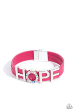 Load image into Gallery viewer, Paparazzi Hopeful Haute - Pink Bracelet
