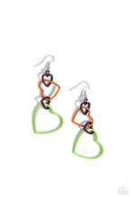 Load image into Gallery viewer, Paparazzi Cascading Crush - Multi Earrings
