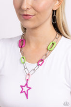 Load image into Gallery viewer, Paparazzi Stargazing Show - Pink Necklace
