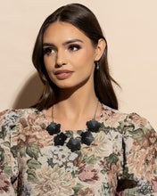 Load image into Gallery viewer, Paparazzi Balance of FLOWER - Black Necklace
