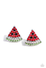 Load image into Gallery viewer, Paparazzi Watermelon Slice - Red Earrings
