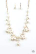 Load image into Gallery viewer, Soon To Be Mrs. - Gold Bubbly Pearl Necklace - Demetra's Bling Boutique
