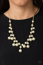 Load image into Gallery viewer, Soon To Be Mrs. - Gold Bubbly Pearl Necklace - Demetra's Bling Boutique

