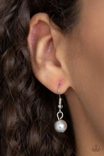 Load image into Gallery viewer, Bow Before The Queen - SILVER PEARLS - Necklace - Demetra's Bling Boutique
