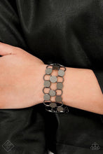 Load image into Gallery viewer, Cast a Wider Net

- Black Interlocking Disc Bracelet - Demetra's Bling Boutique

