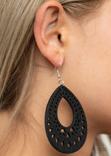 Load image into Gallery viewer, Belize Beauty - Black Earrings - Demetra's Online Bling Boutique
