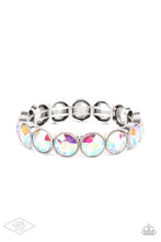 Load image into Gallery viewer, Number One Knockout - Multi  Faceted Iridescent Gems - Bracelet - Demetra's Bling Boutique
