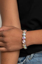Load image into Gallery viewer, Number One Knockout - Multi  Faceted Iridescent Gems - Bracelet - Demetra's Bling Boutique
