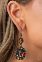 Load image into Gallery viewer, Capriciously Cosmopolitan - Multi Oversized Oil Spill Earrings - Demetra's Bling Boutique
