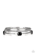 Load image into Gallery viewer, City Slicker Sleek Black Bracelet - Demetra's Bling Boutique
