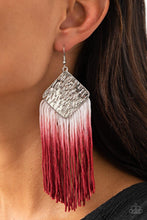 Load image into Gallery viewer, DIP The Scales - Red Earrings - Demetra's Bling Boutique
