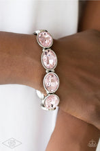 Load image into Gallery viewer, DIVA In Disguise - Glassy Pink Gems Stretchy Bracelet - Demetra's Bling Boutique
