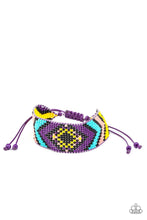 Load image into Gallery viewer, Desert Dive - Purple Beaded Bracelet - Demetra's Bling Boutique
