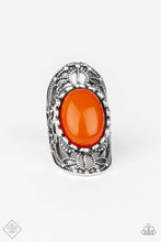 Load image into Gallery viewer, Paparazzi Drama Dream -  Silver and Orange Ring - Demetra's Bling Boutique
