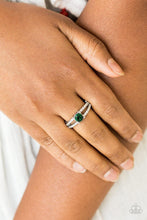 Load image into Gallery viewer, Dream Sparkle Green Ring - Demetra's Bling Boutique
