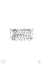 Load image into Gallery viewer, ￼

￼

Here We VERTIGO Silver Ring - Demetra's Bling Boutique
