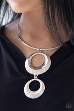 Load image into Gallery viewer, Egyptian Eclipse - Silver Necklace - Demetra's Bling Boutique
