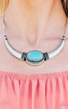 Load image into Gallery viewer, Cause A STEER-Blue

Turquoise Stone Necklace - Demetra's Bling Boutique
