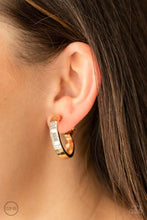 Load image into Gallery viewer, Ready, Steady, GLOW - Gold

Clip - On Hoop Earrings - Demetra's Bling Boutique
