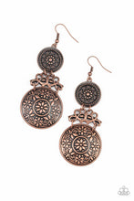 Load image into Gallery viewer, Garden Adventure - Copper Earrings - Demetra's Bling Boutique

