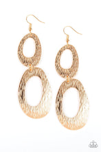 Load image into Gallery viewer, Ive SHEEN It All - Gold Earrings - Demetra's Bling Boutique
