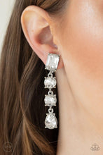 Load image into Gallery viewer, Make A-LIST - White Clip OnEarrings - Demetra's Bling Boutique
