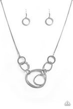Load image into Gallery viewer, Progressively Vogue - Silver Necklace - Demetra's Bling Boutique
