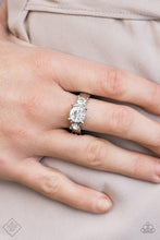 Load image into Gallery viewer, PUT ON THE BLINDERS- WHITE
 Ring - Demetra's Bling Boutique
