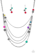 Load image into Gallery viewer, Radiant Renegade - Multi  Hematite Rhinestone Necklace - Demetra's Bling Boutique
