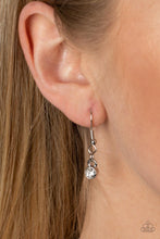 Load image into Gallery viewer, Razor-Sharp Refinement -  White Necklace - Demetra's Bling Boutique
