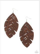 Load image into Gallery viewer, I Want To Fly Brown Earrings - Demetra's Bling Boutique
