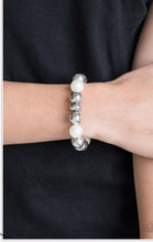 Load image into Gallery viewer, Upper Manhattan - White Bracelet - Demetra's Bling Boutique
