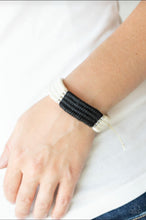 Load image into Gallery viewer, Hot Cross BUNGEE - Black Bracelet - Demetra's Bling Boutique
